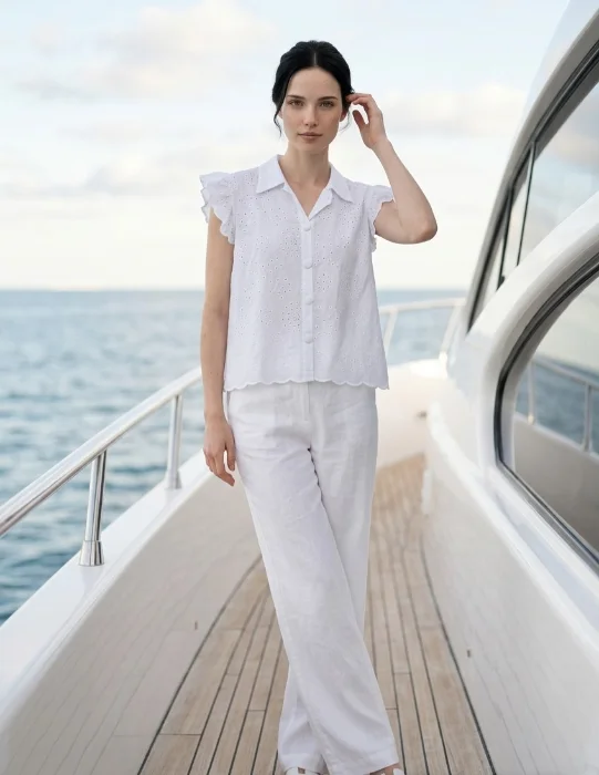 Camisas Full Broderie
