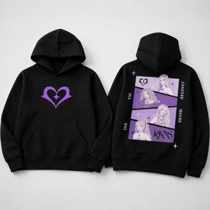 Buzo Oversize "k4os Merch" Rustico