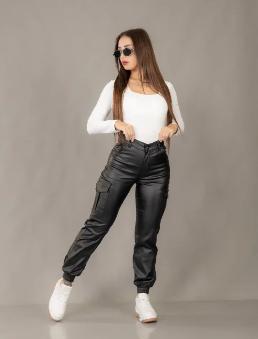 Jogger Cargo C/ Puño Engomado T. Alto