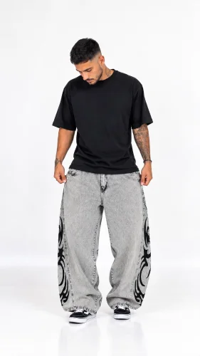 Jeams Bagi Pants de Hombre Art Infinity