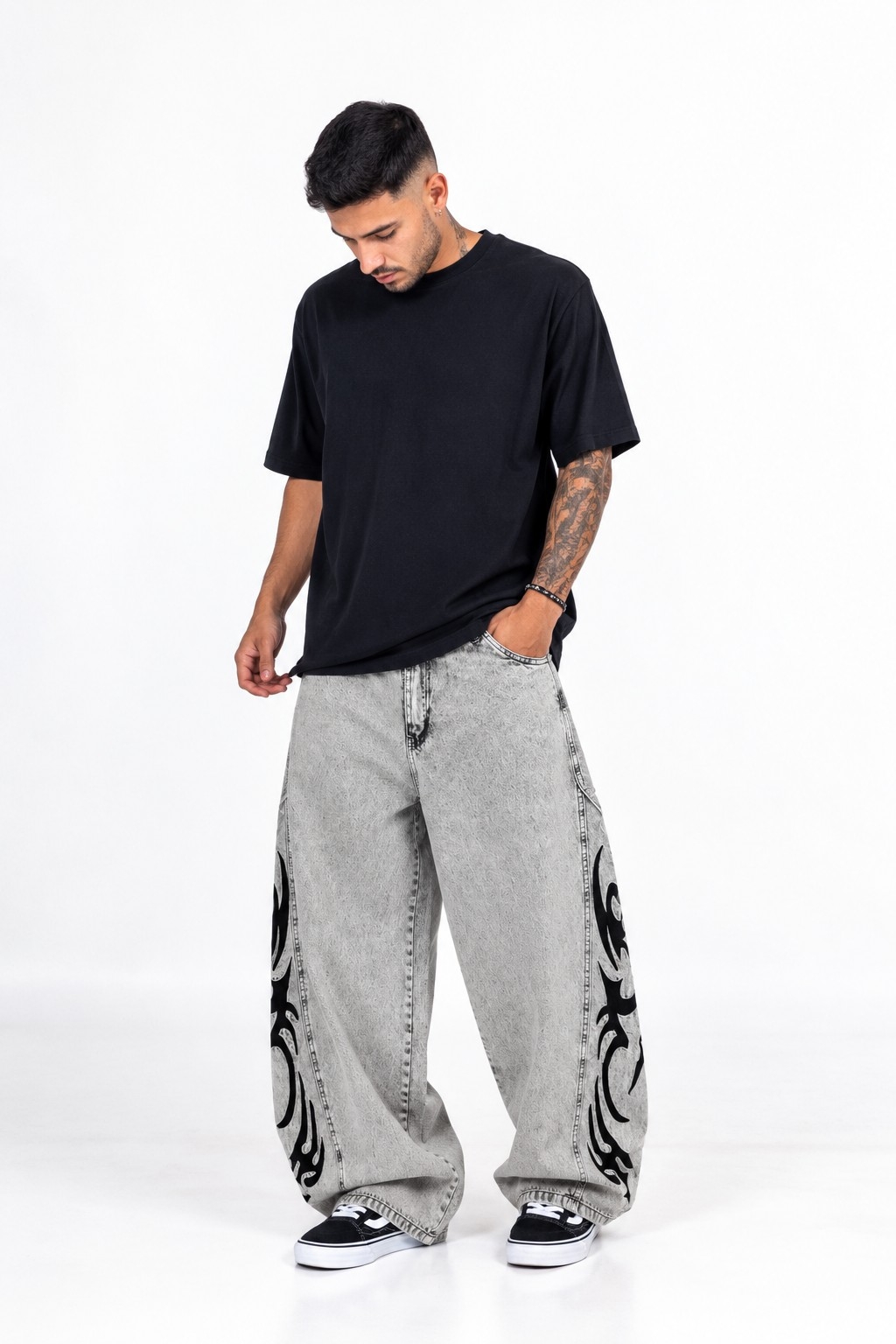 Jeams Bagi Pants de Hombre Art Infinity - Imagen 2