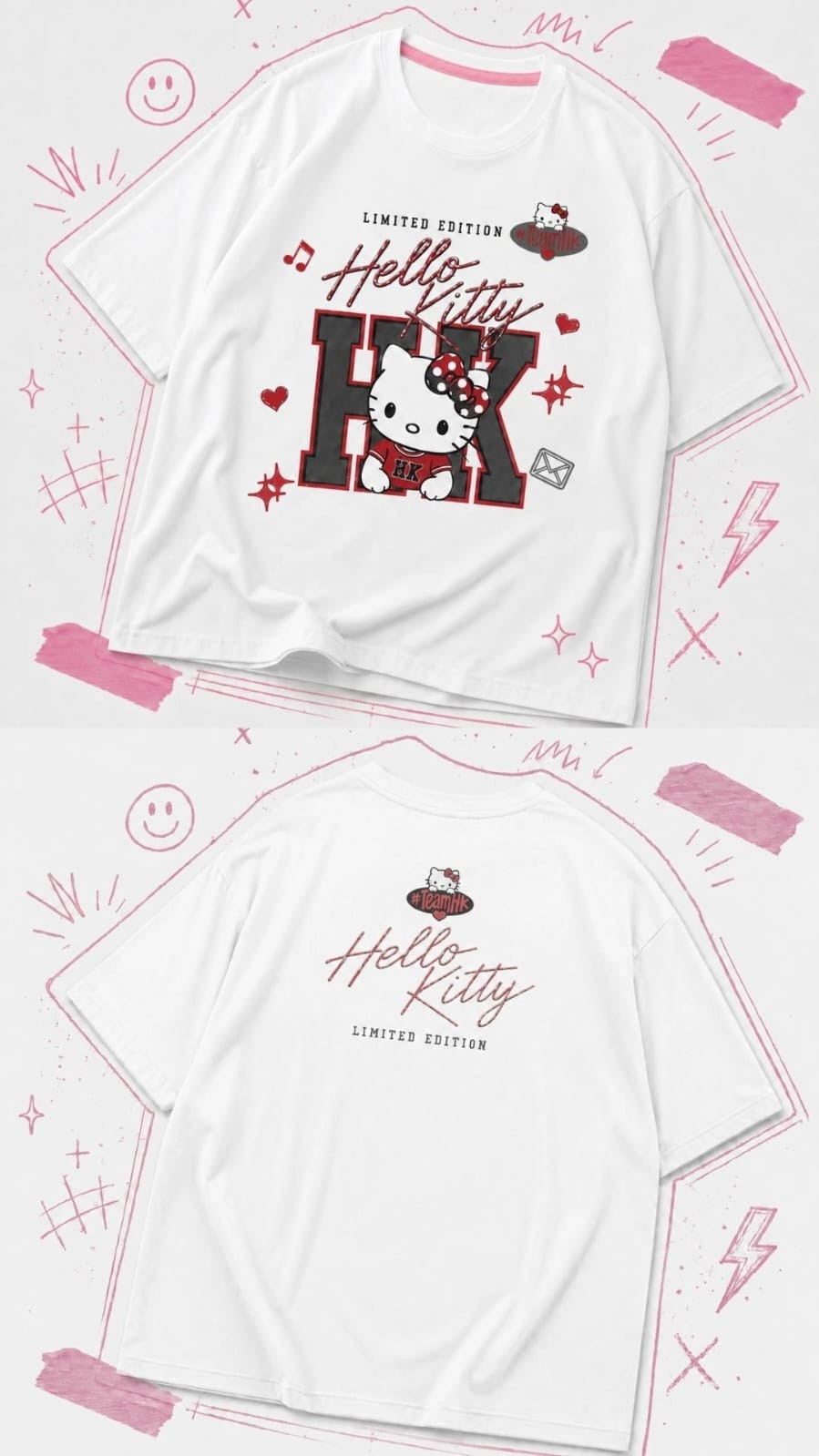 Remeron #hello Kitty Negro Natural y Choco - Imagen 3