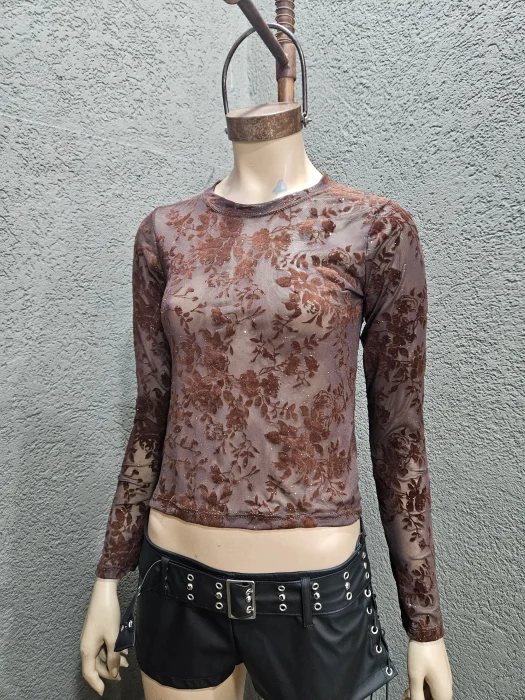 Remera Flock Brillo