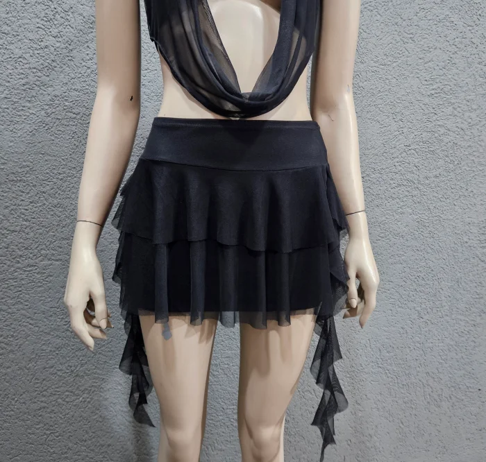 Short y Pollera Tul Bolado