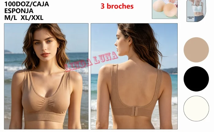 Pack X3 Top Bretel Ancho
