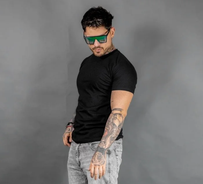 Remera Básica Liso Negro
