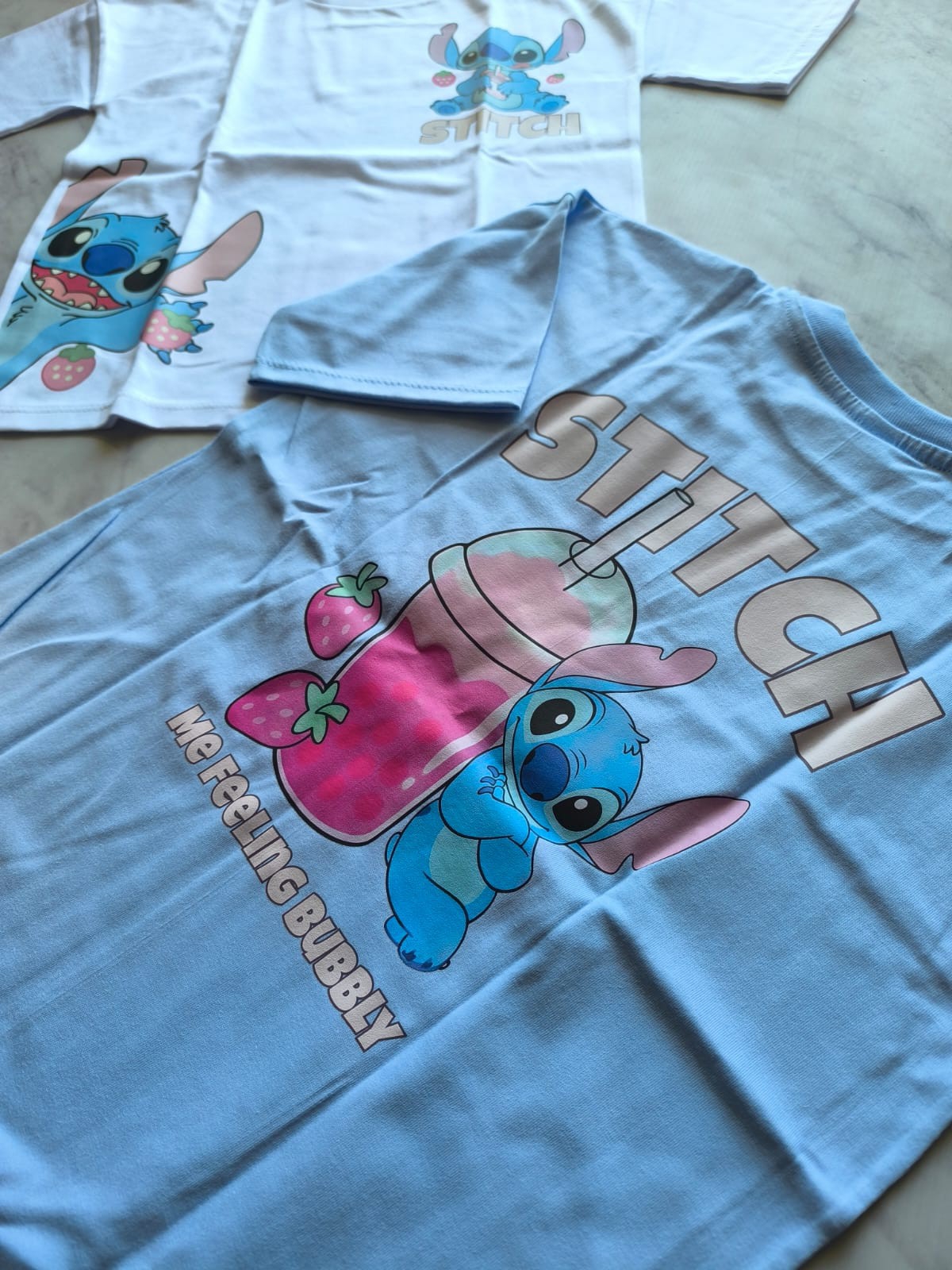 Remeras Overzises Stich y Kitty - Imagen 4