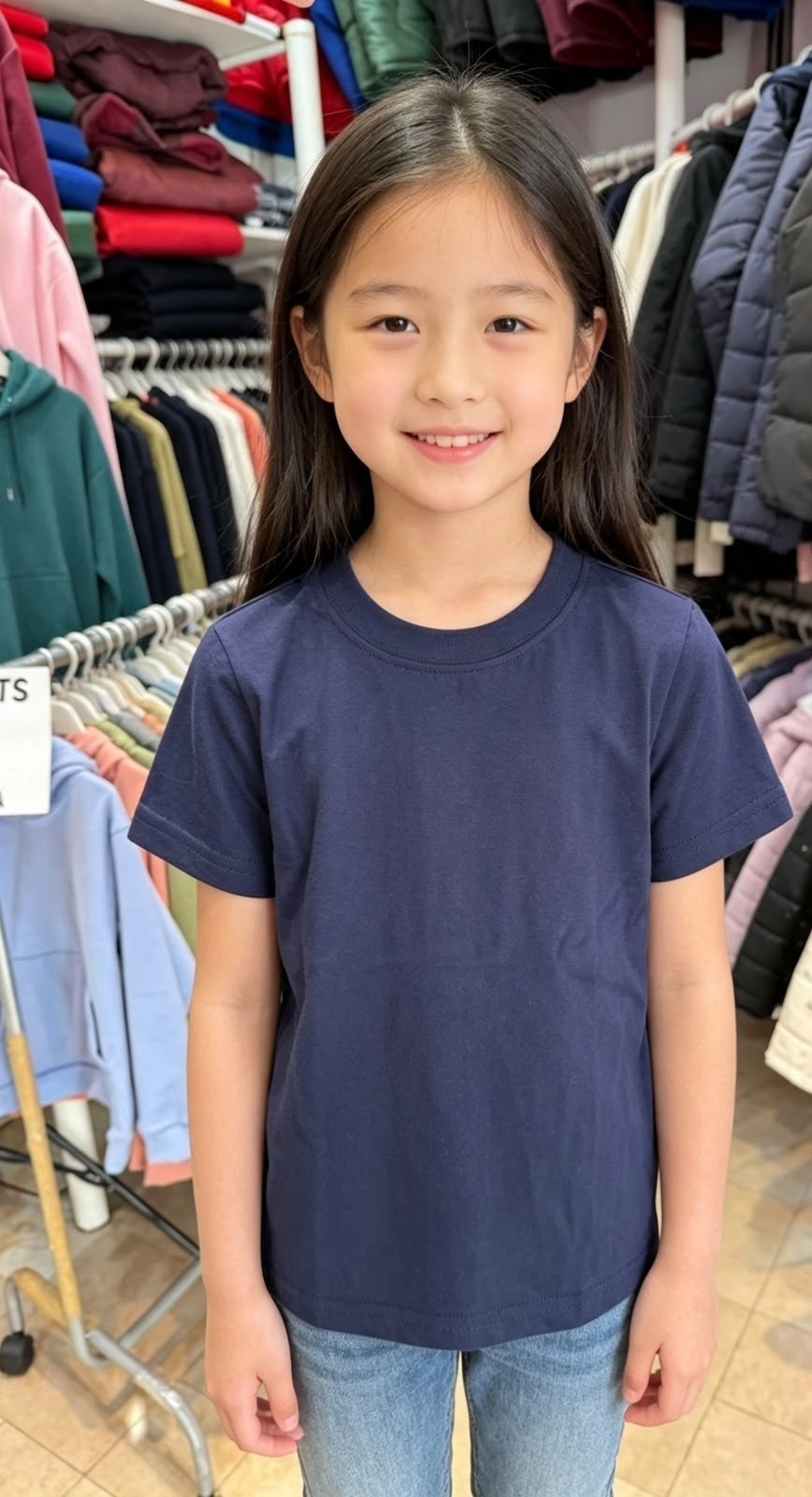 Remeras Lisas Unisex de Niños (as) Algodón Peinado - Imagen 2