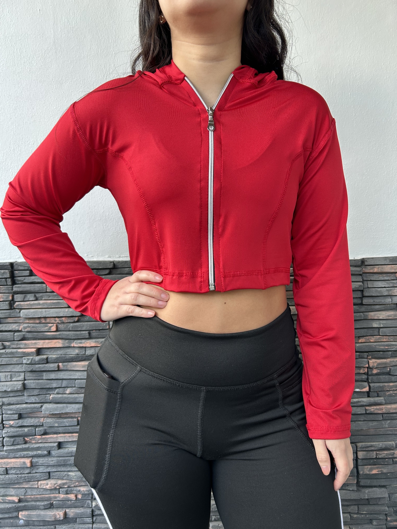 Campera Deportiva Costura Bordada - Imagen 3
