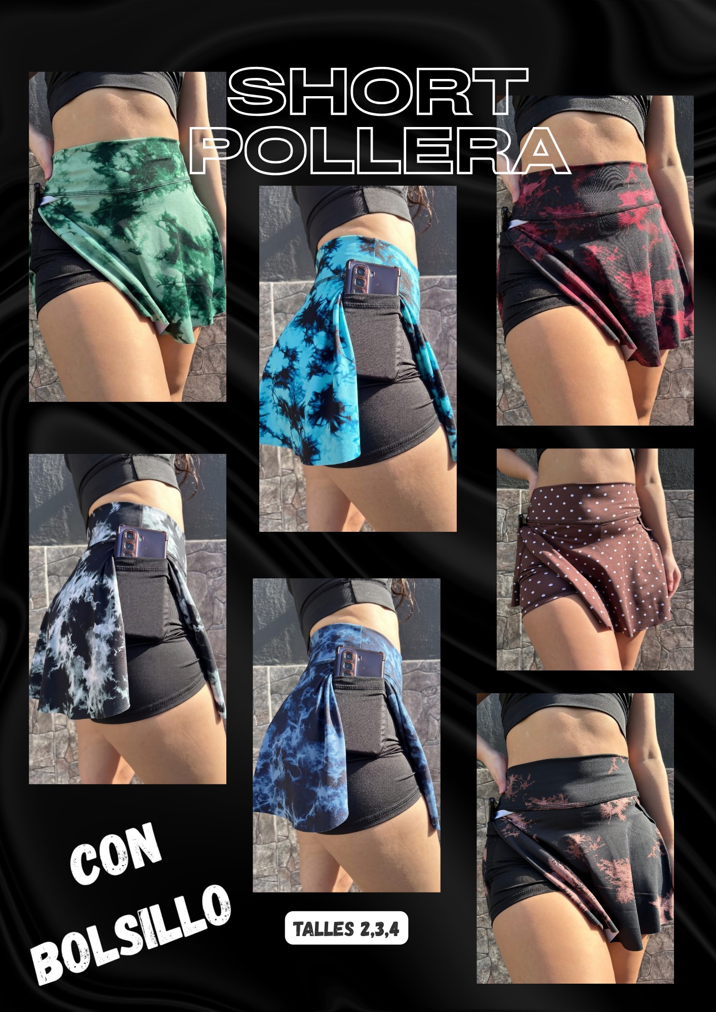 Short Pollera con Bolsillo - Imagen 3