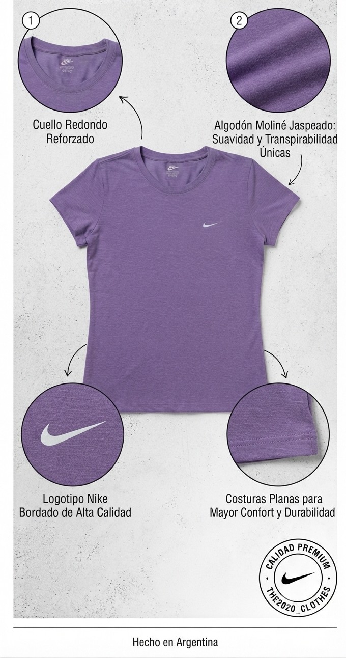 Remeras Algodón Peinado Dama X Mayor - Imagen 2