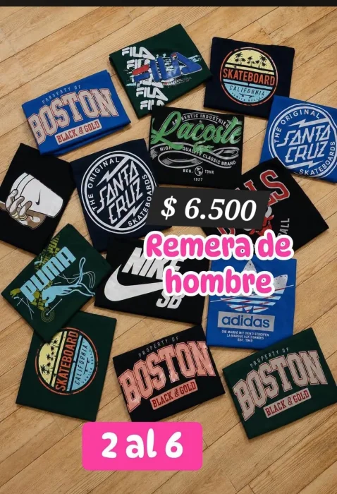 Remeras Algodon Estampadas