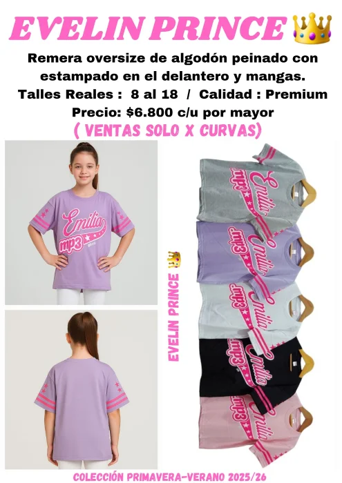 Remera Oversize Emilia
