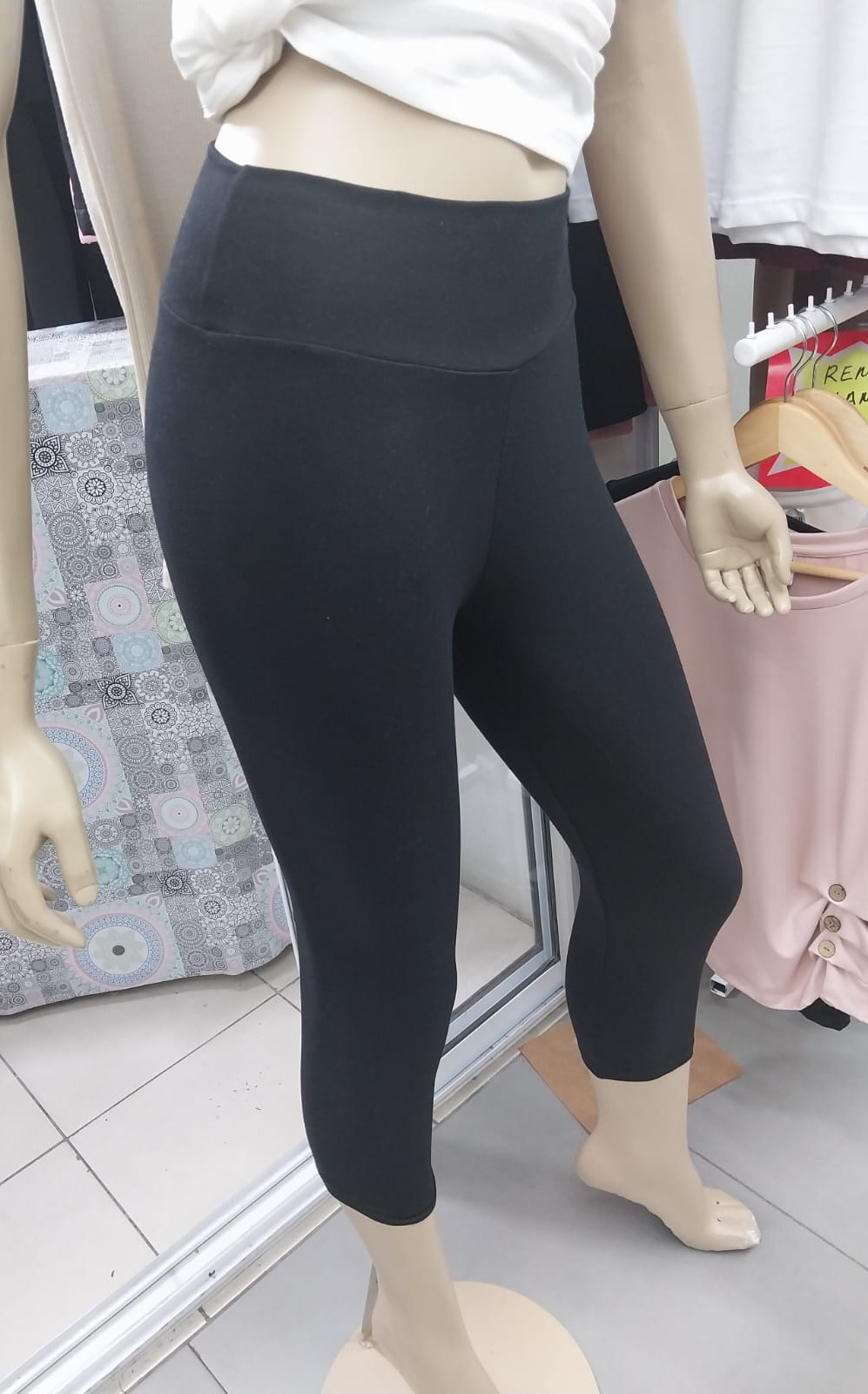 Calza Capri Algodón con Lycra - Imagen 2