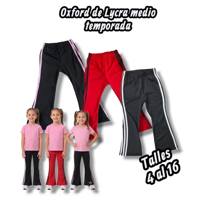 Pantalón Oxford 
tela Lycra de Primavera/verano