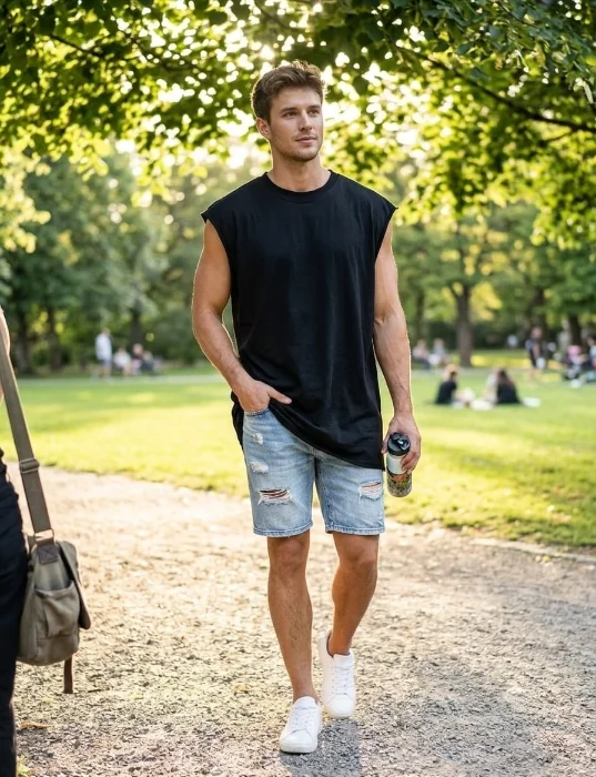 Musculosas de Hombre de Algodón