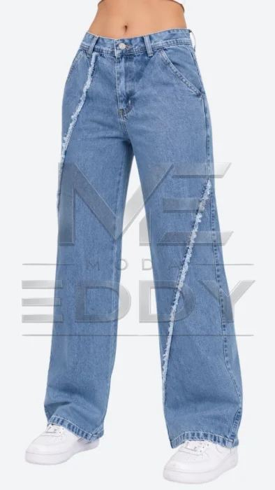 Wide Leg con Fleco