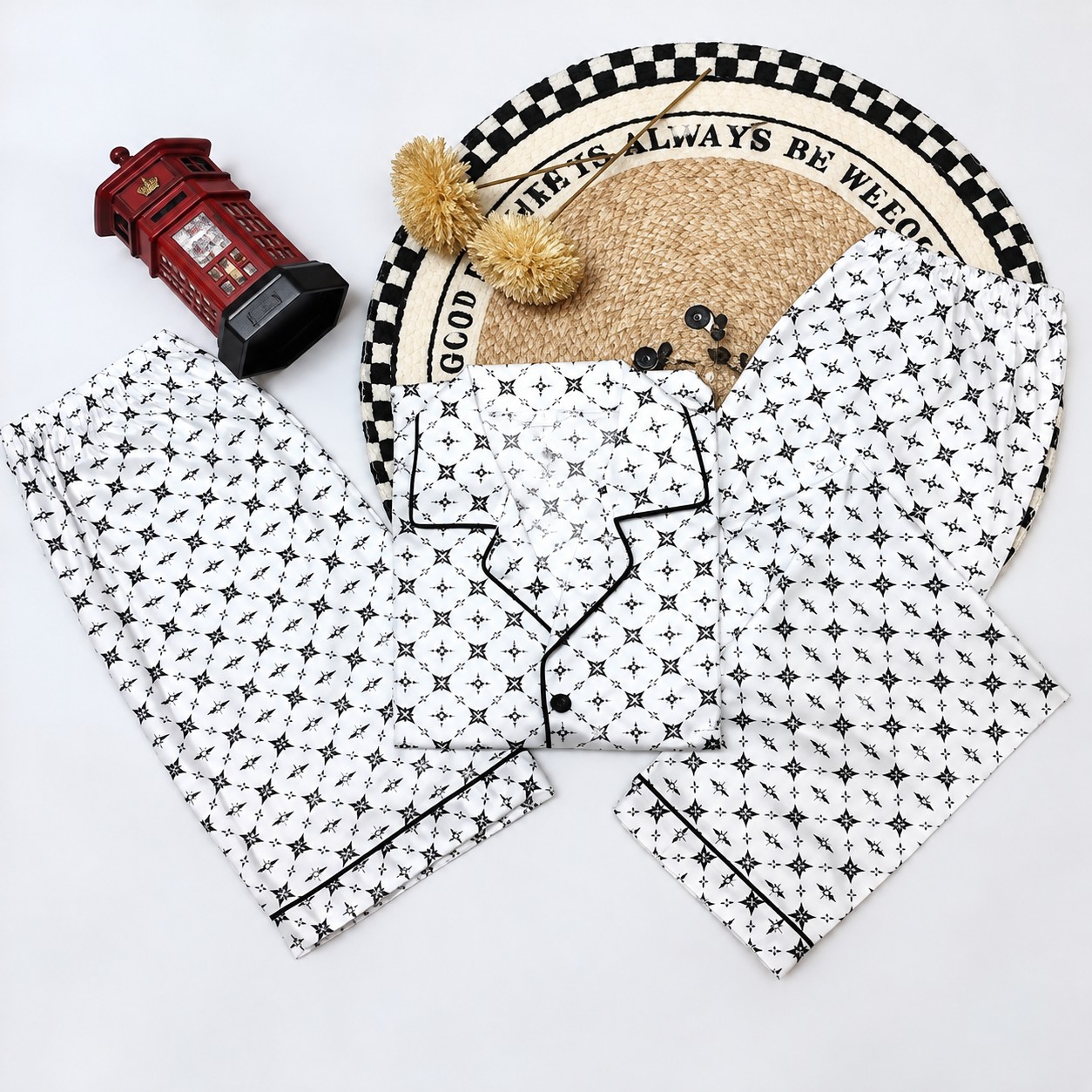 Pijama Camisero 3 Piezas Unisex - Imagen 3