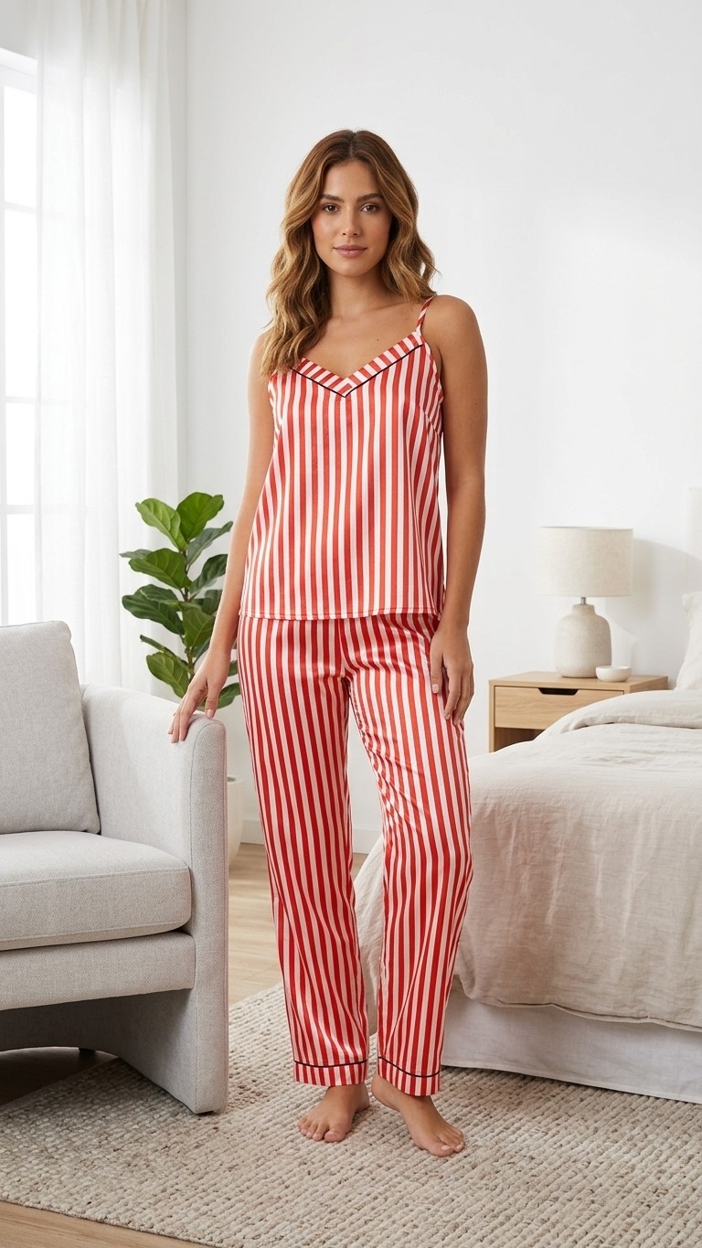 Pijama Saten Linda Luna - Imagen 2