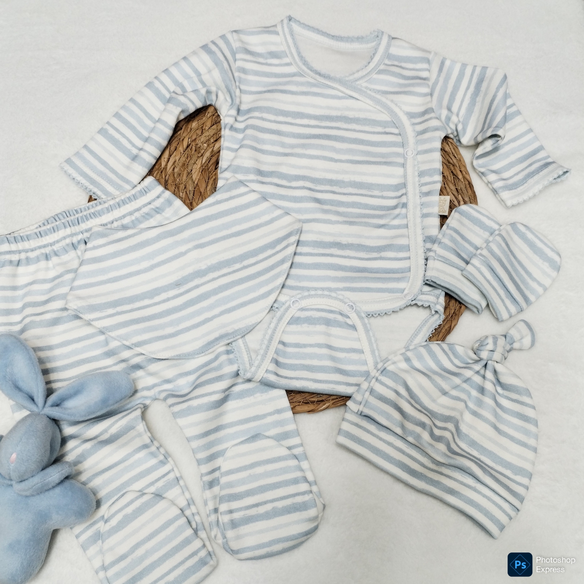 Ajuar 5 Piezas Body Kimono - Imagen 3