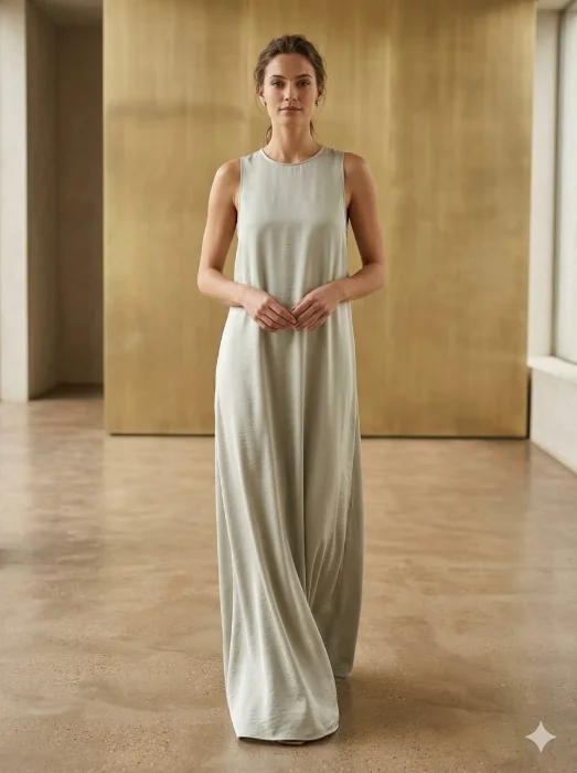 Vestido Largo de Cey Liso