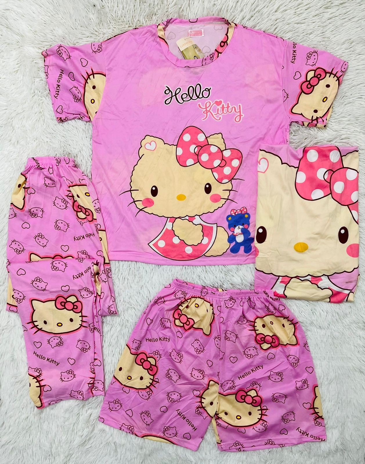 Pijamas de 4 Piezas - Imagen 5