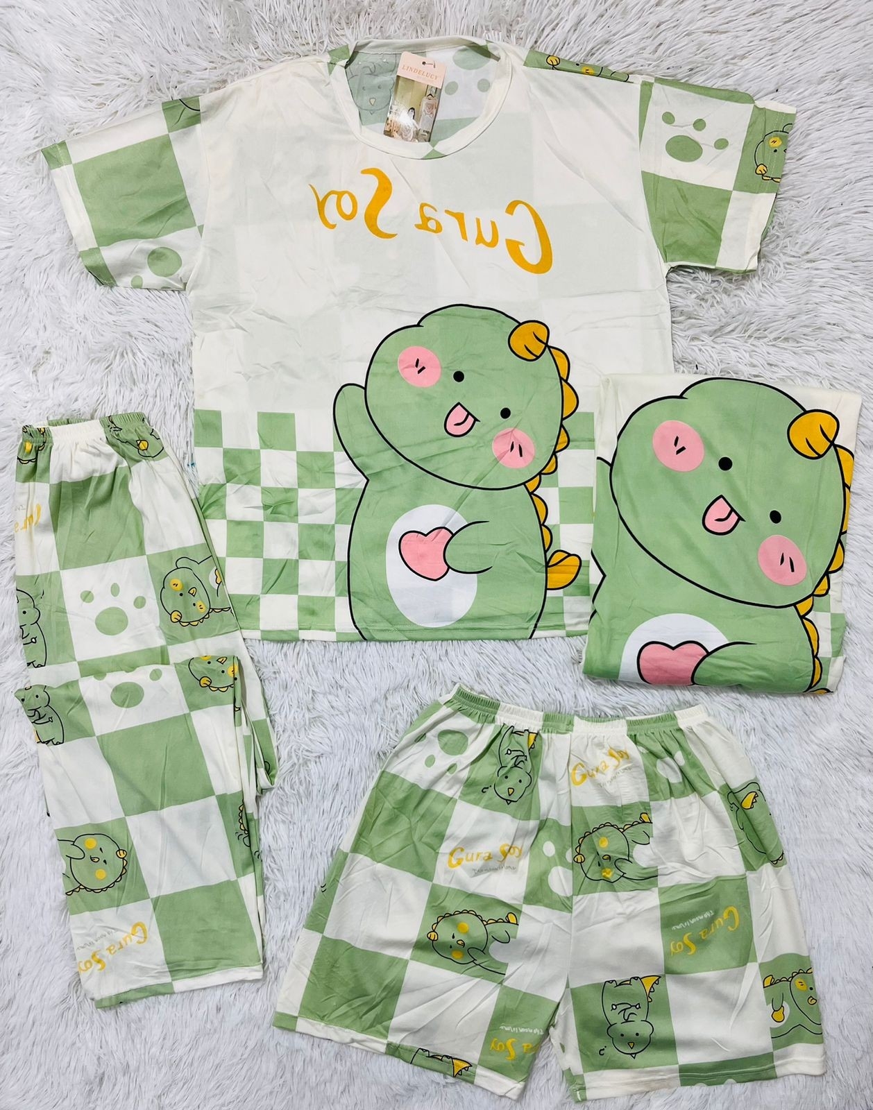 Pijamas de 4 Piezas - Imagen 7