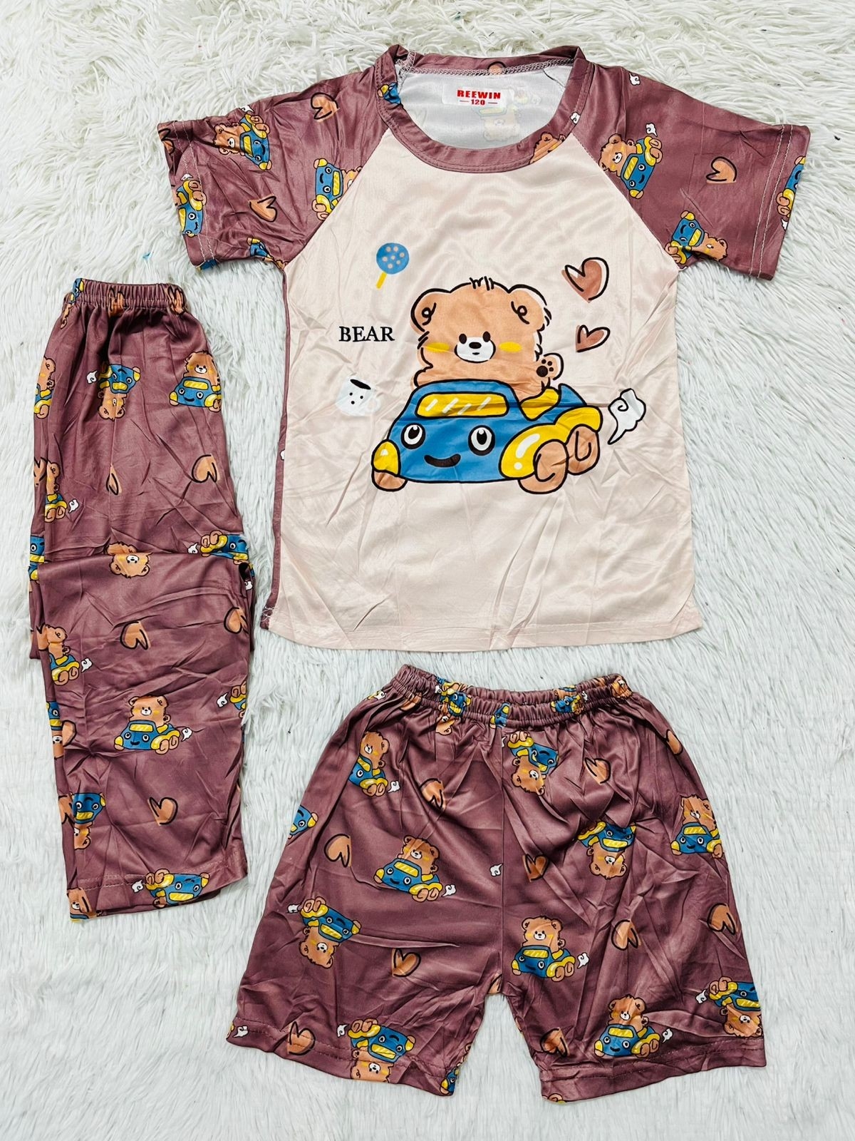 Pijamas de 3 Piezas de Nena - Imagen 3