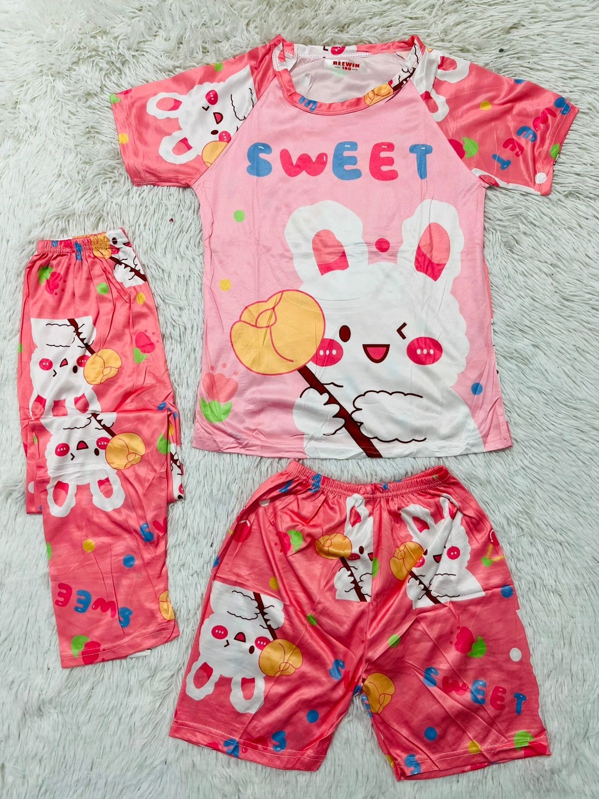 Pijamas de 3 Piezas de Nena - Imagen 5