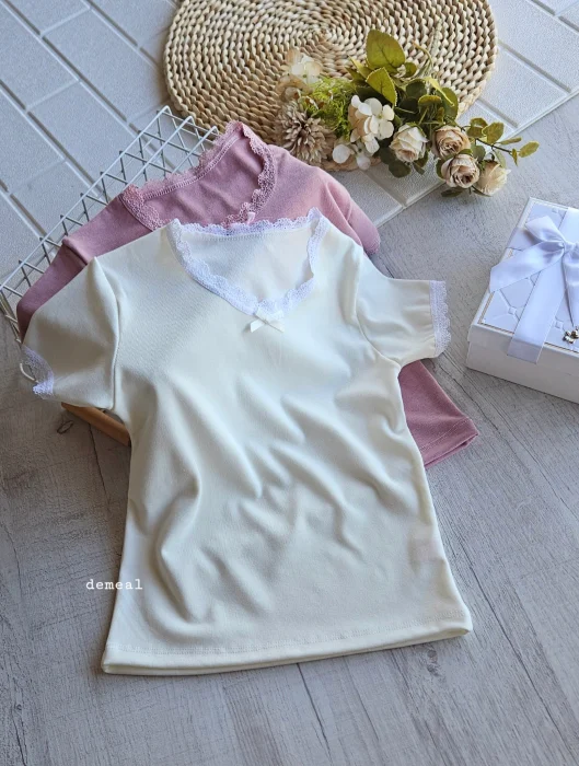 Remera Elena (con Puntilla)
