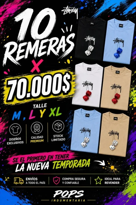 Pack Remeras Dados
