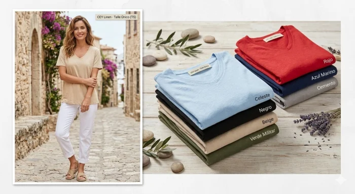 Blusas de Cey Cuello V