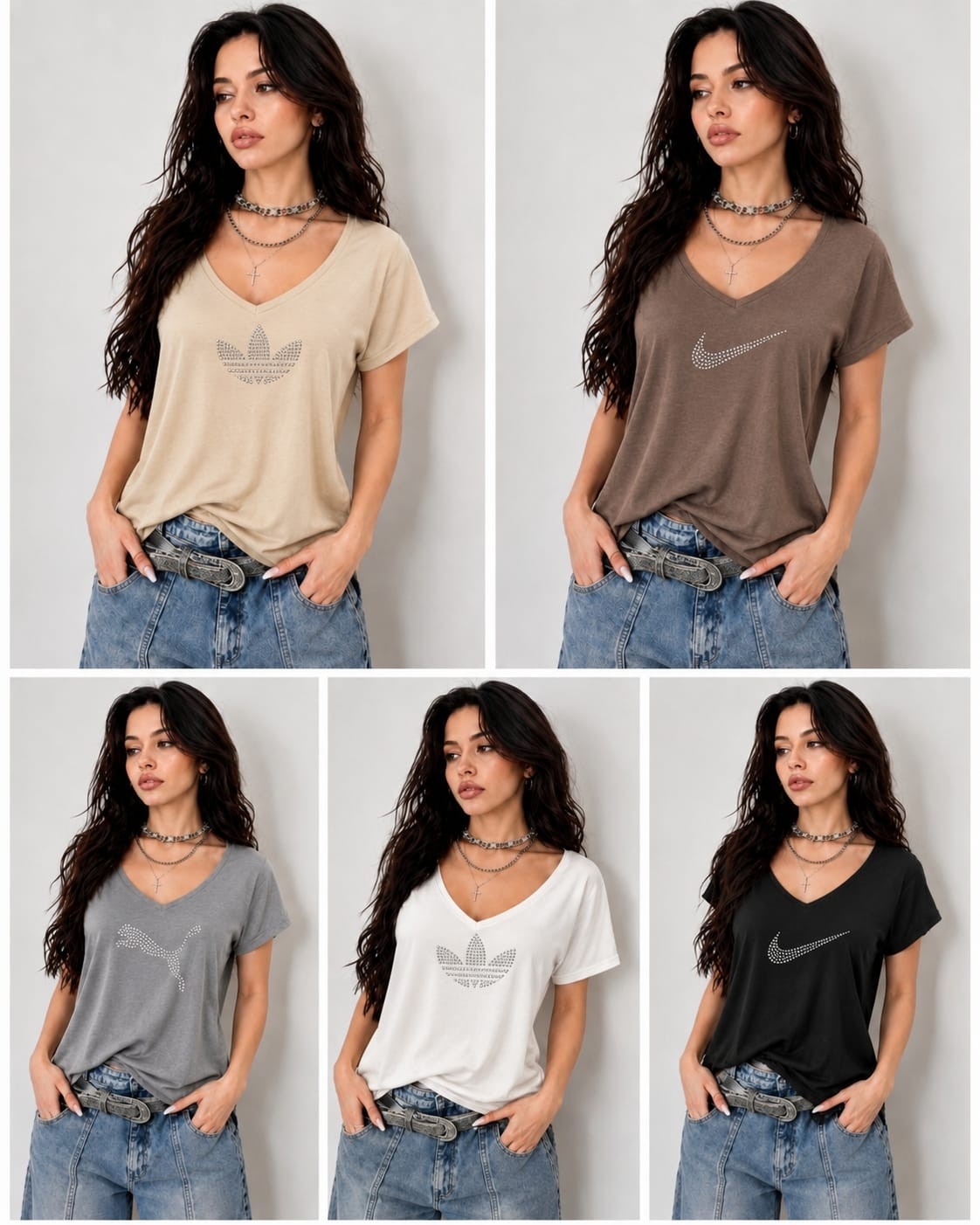 Remeras Marcas con Strass - Imagen 3