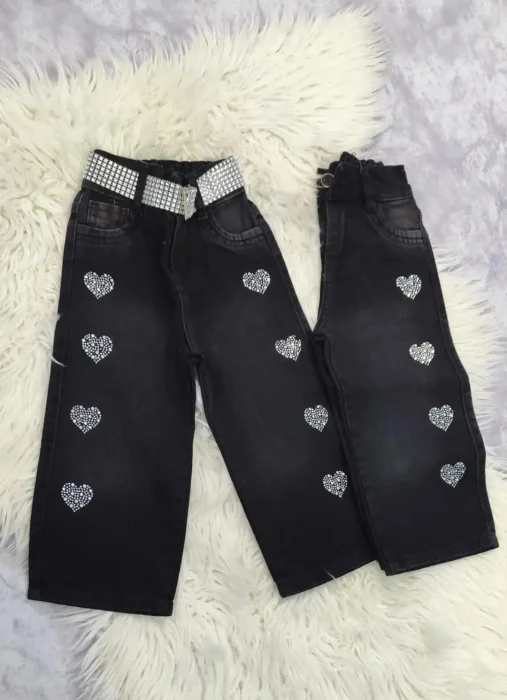 Wide-leg Beba Strass