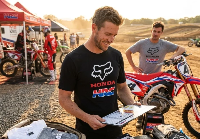 Remera Honda Fox