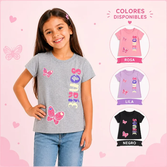 Remera Nena Algodón Peinado 24.1