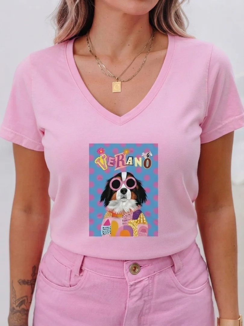 Remera Escote V - Imagen 2