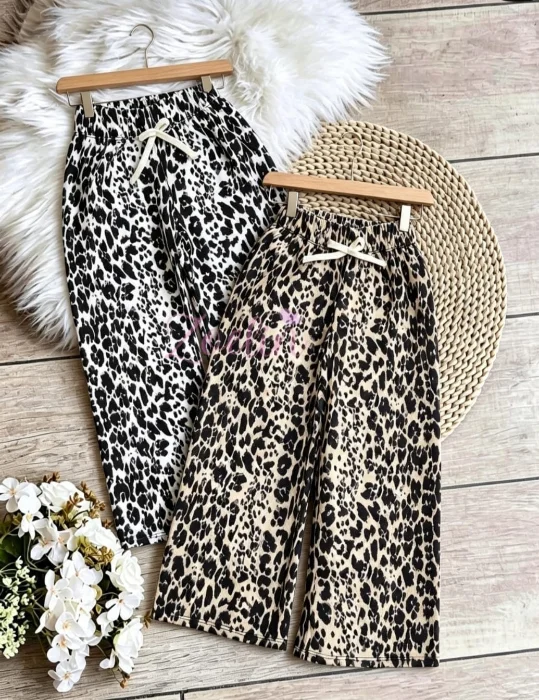 Palazo Animal Print Morley  Elastizado Modelo Primavera-verano