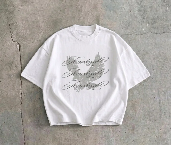 Remera Boxy Fit Estampada Premium