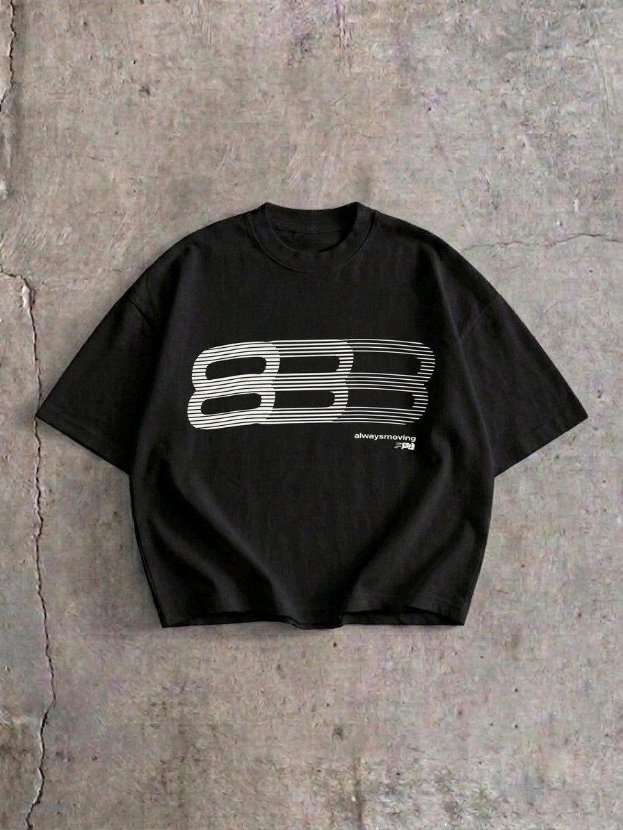 Remera Boxy Fit Estampada Premium - Imagen 4
