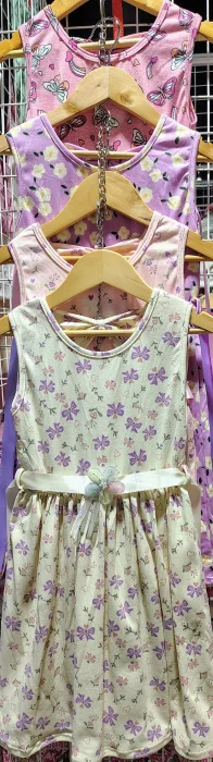 Vestido de Modal Viscosa Estampado