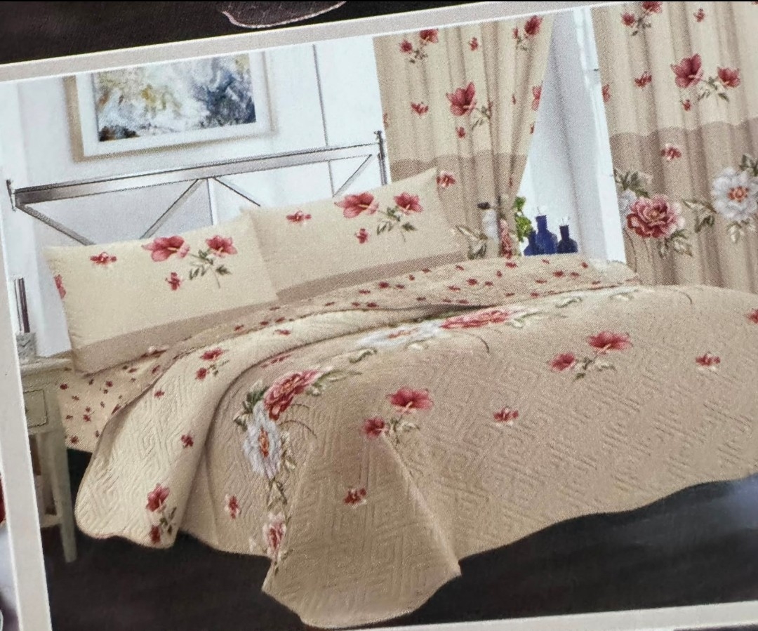 Cubrecama 7 Piezas Queen Estampados - Imagen 3