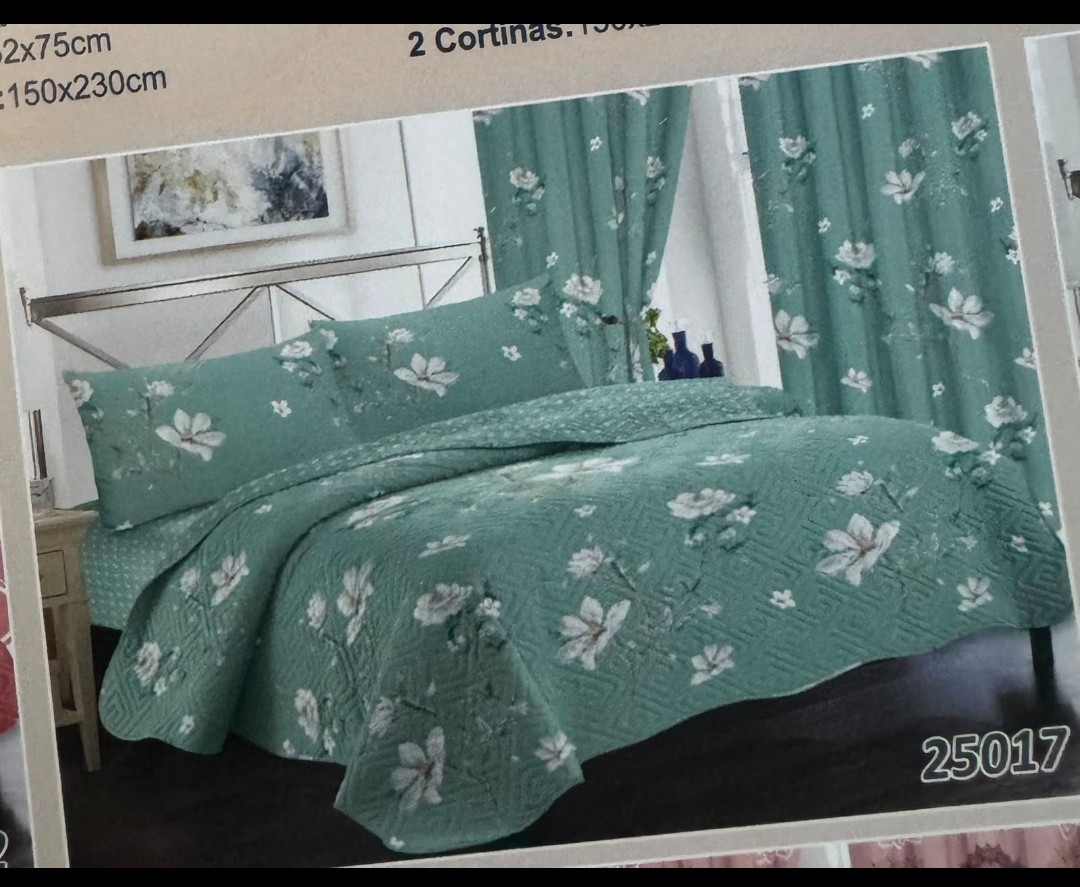 Cubrecama 7 Piezas Queen Estampados - Imagen 8