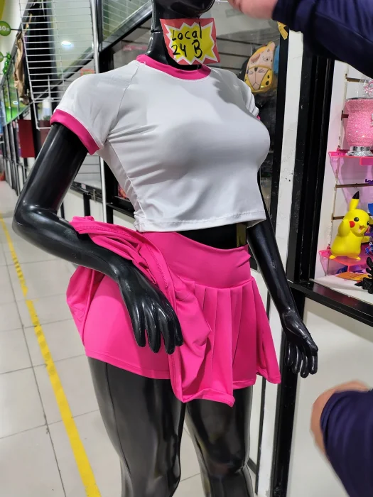 Conjunto Tableado Short Pollera