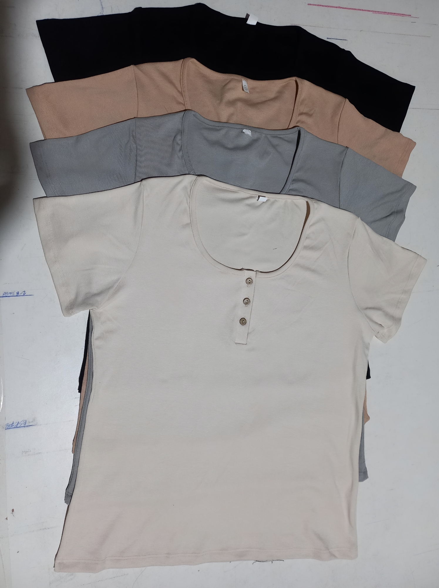 Remera con Botones Talles Grandes - Imagen 3