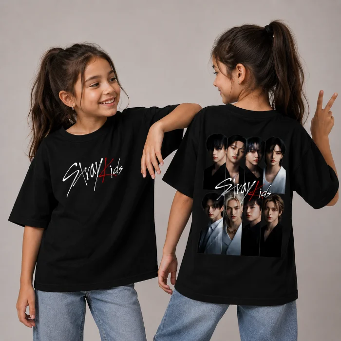 Remera Oversize "stray Kids Style"