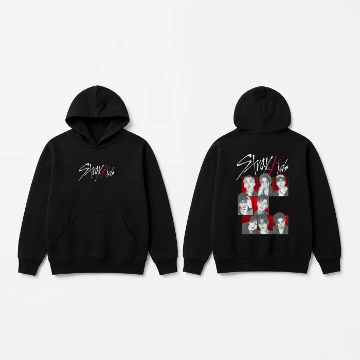 Buzo Oversize "stray Kids" Rustico