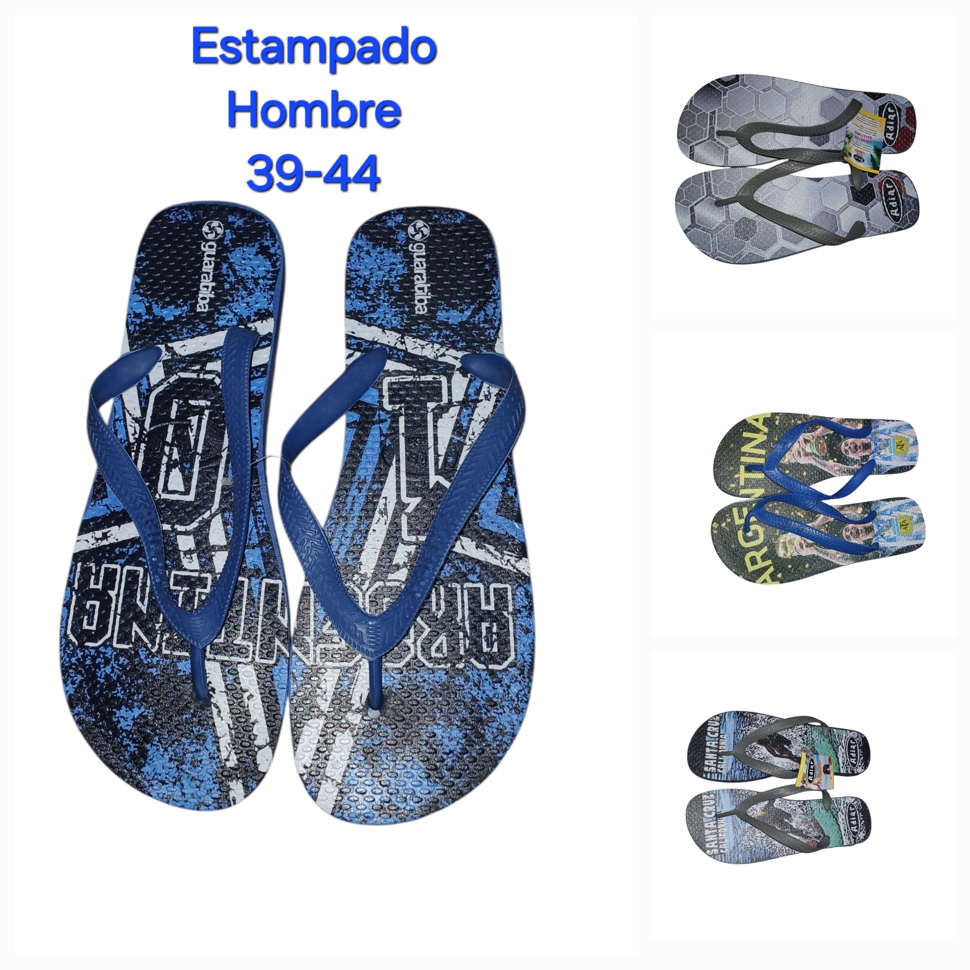 Ojotas Comunes y Estampadas - Imagen 3