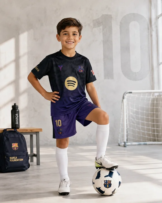 Conjunto  Barcelona- Yamal  Suplente   Conjunto de Niño
