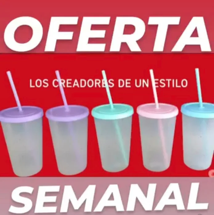 Vasos Glitter Colores